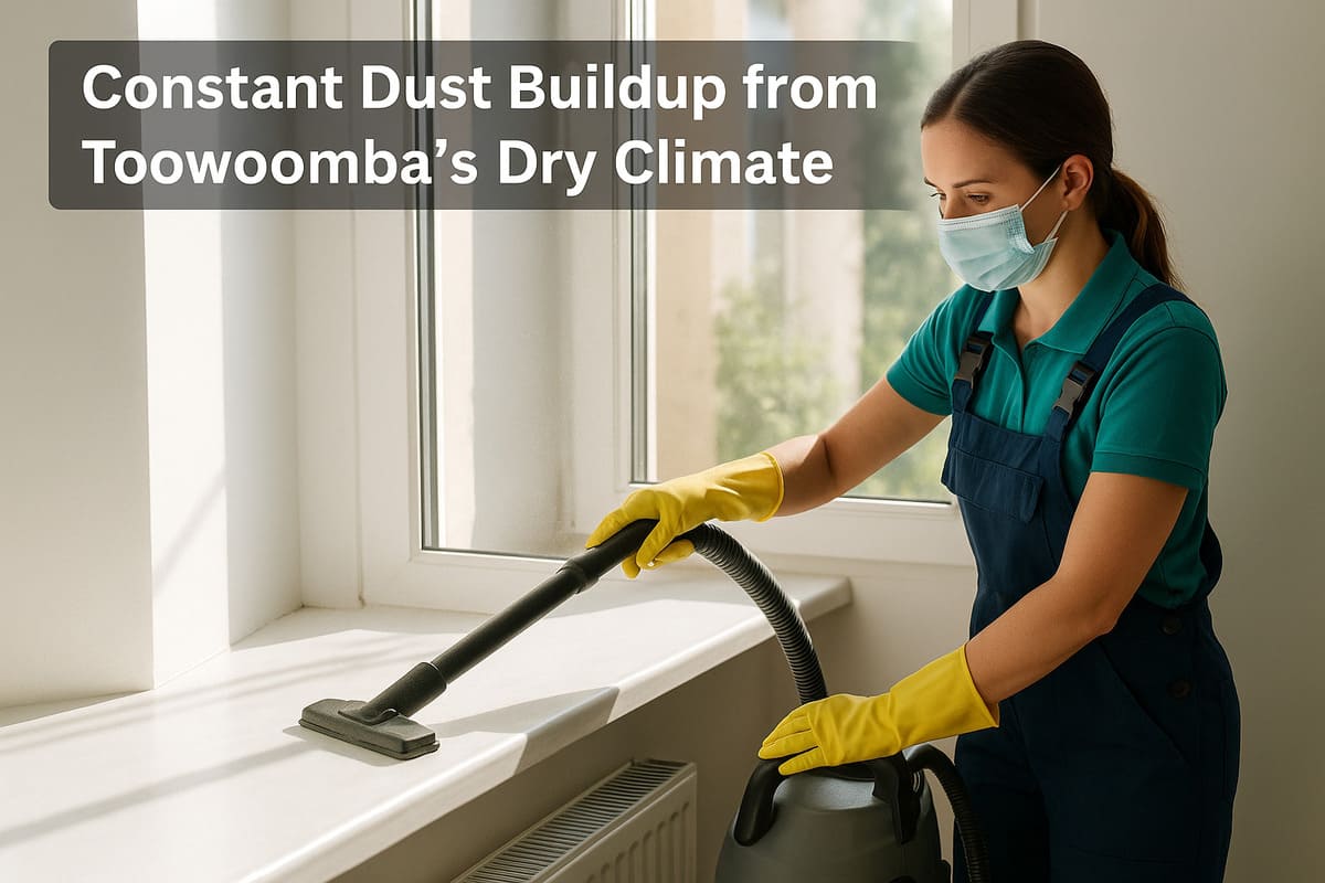 Constant Dust Buildup from Toowoomba's Dry Climate