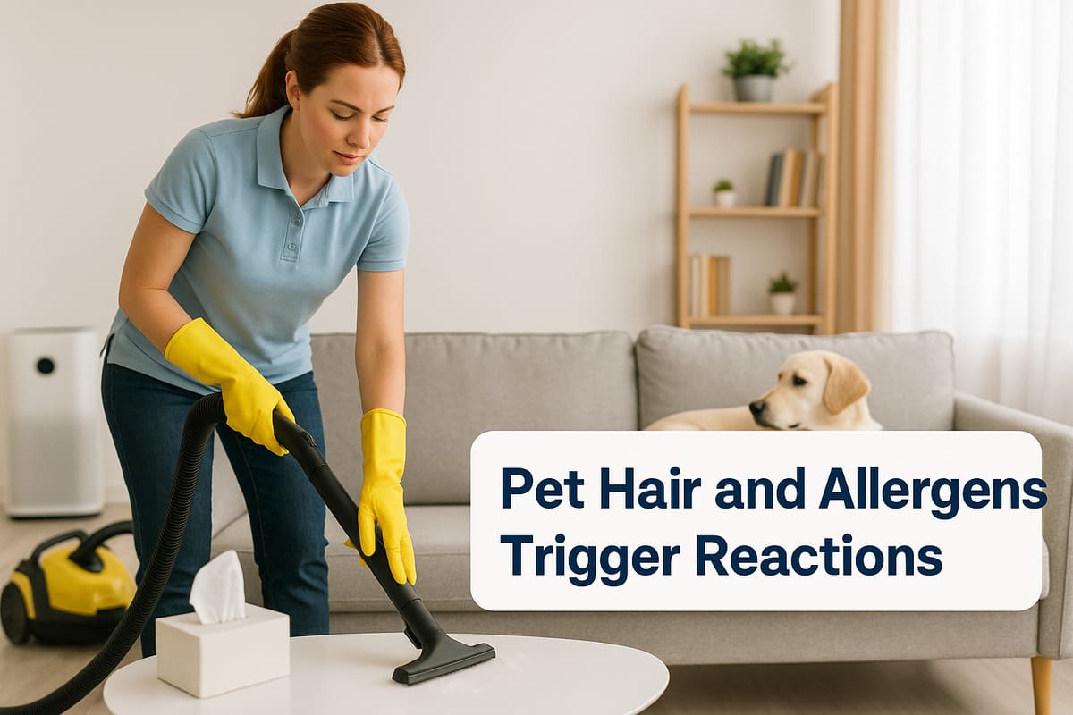 Pet Hair and Allergens Trigger Reactions